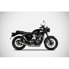 ZARD "SLIM" Long Dual Slip ons for the Bonneville T120 / T100 (2021+)